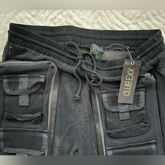 Black Cargo Jogger Pants - Picture 4 of 5